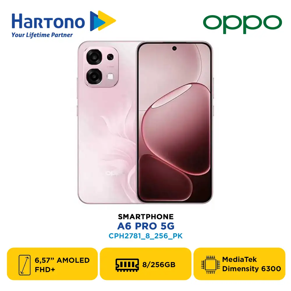 OPPO SMARTPHONE A6 PRO 5G 8/256GB PINK