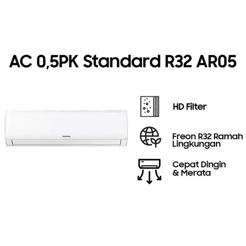 SAMSUNG 1/2 PK AC SPLIT STANDARD AIR CONDITIONER AR05BGHQASINSE