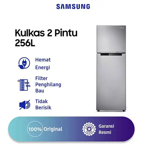 SAMSUNG KULKAS 2 PINTU KECIL SMALL 2 DOOR REFRIGERATOR RT25FARBDSA