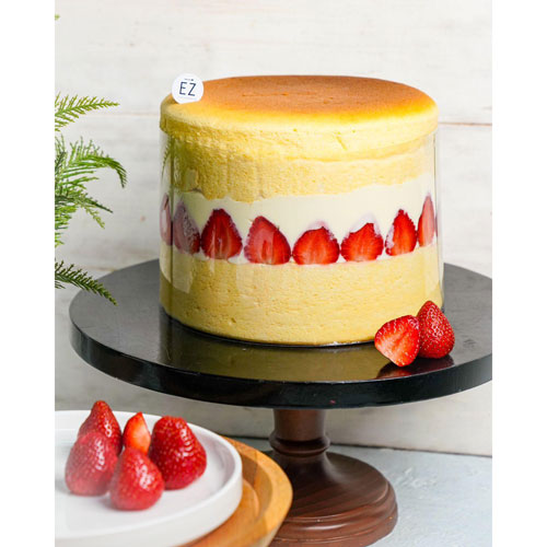 Strawberry Cheese Japanese Steam Cake