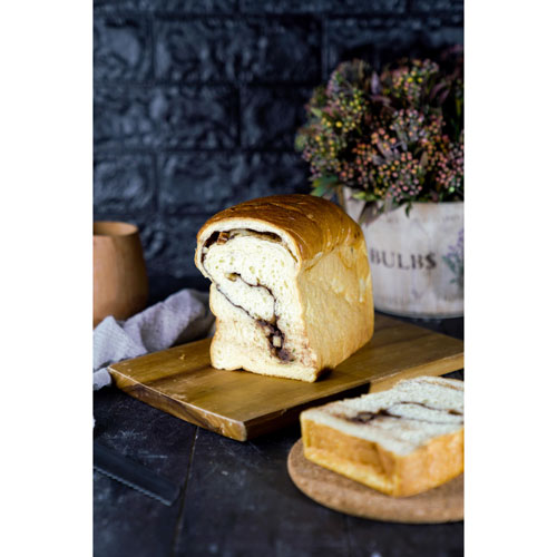 Chocolate & Cheese Sourdough Shokupan Loaf