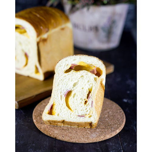 Ham & Cheese Sourdough Shokupan Loaf