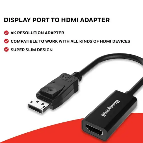 HONEYWELL KABEL CONVERTER DISPLAY PORT TO HDMI HONEYWELL04/ADP/BL