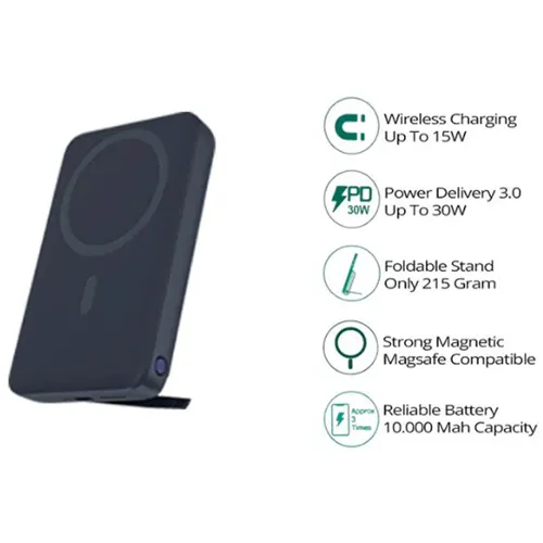 AUKEY POWERBANK MAGSAFE 10.000 MAH PB-MS02BU