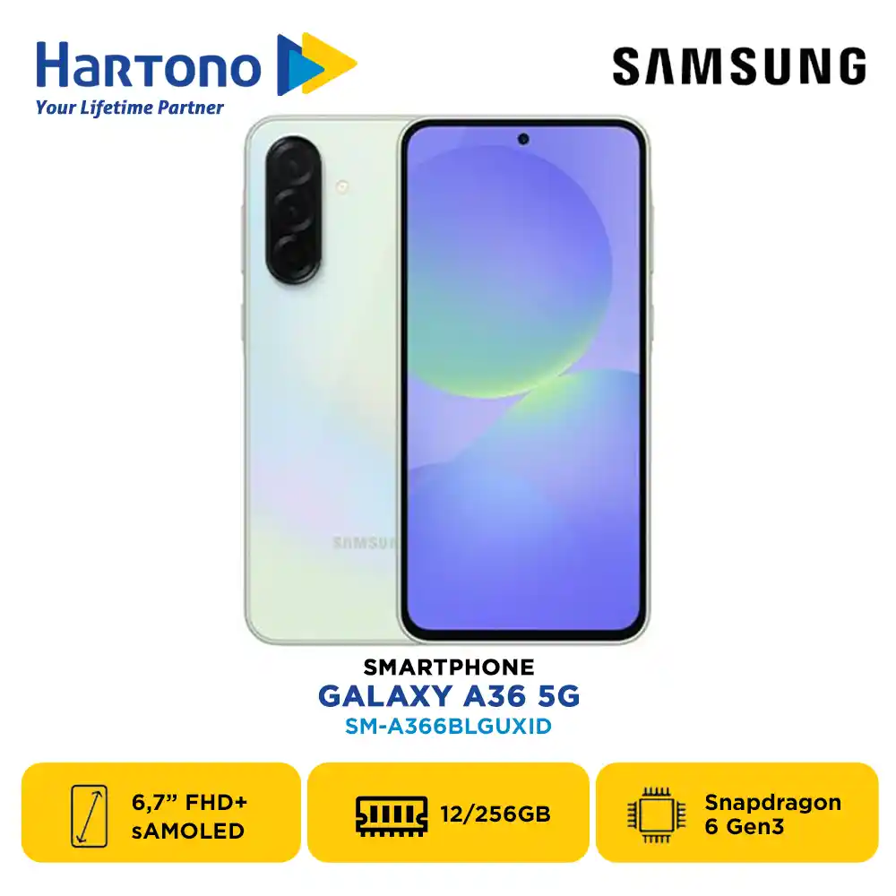 SAMSUNG SMARTPHONE GALAXY A36 5G 12/256GB LIGHT GREEN