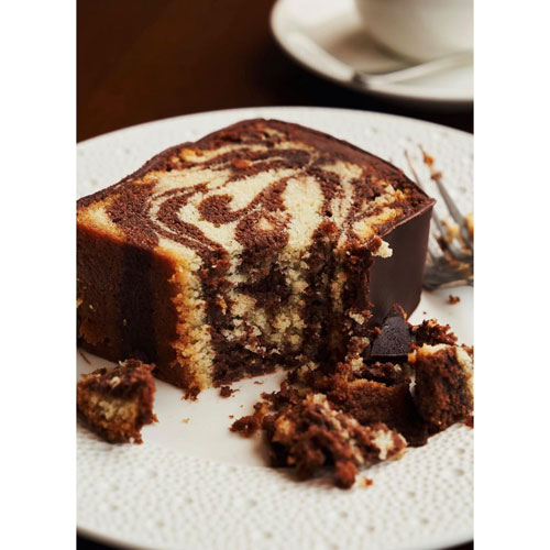 French Marble Cake with Vanilla Bourbon