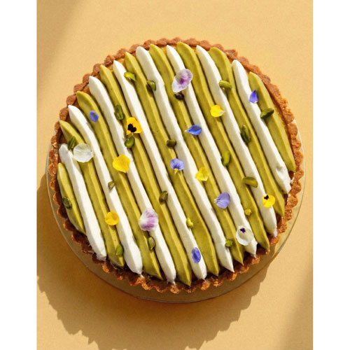 Pistachio Raspberry Tart