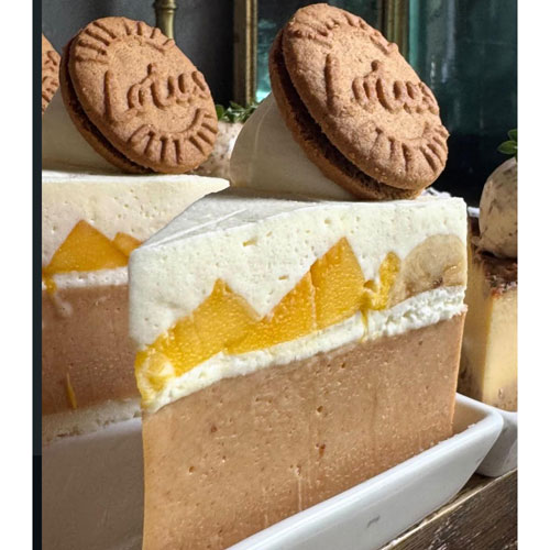 Lotus Peach Cheesecake