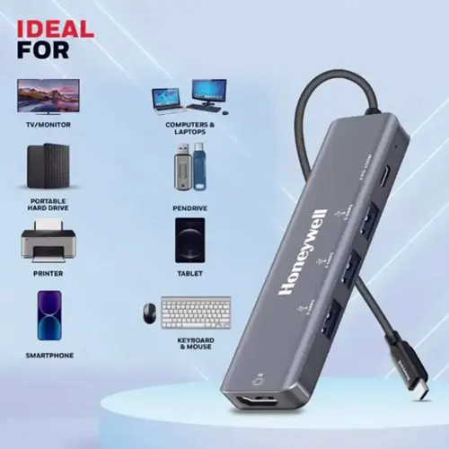 HONEYWELL USB HUB DOCKING STATION 5 IN 1 HONEYWELL23/LAP/CD