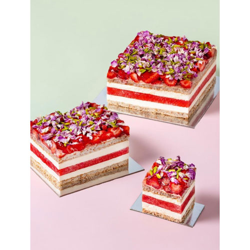 Watermelon Roseberry Cake