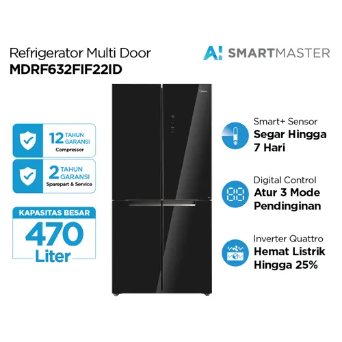 MIDEA KULKAS MULTIDOOR REFRIGERATOR MDRF632FIF22ID