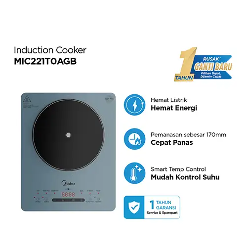 MIDEA KOMPOR INDUKSI INDUCTION STOVE MIC221T0AG SERIES
