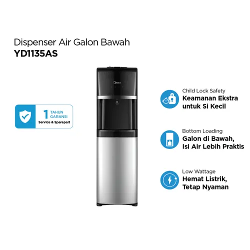MIDEA DISPENSER AIR BERDIRI STANDING DISPENSER YD1135AS
