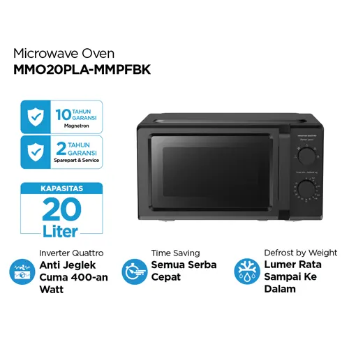 MIDEA COUNTERTOP MICROWAVE MMO20PLA-MMPFBK