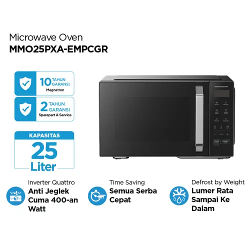 MIDEA COUNTERTOP MICROWAVE MMO25PXA-EMPCGR