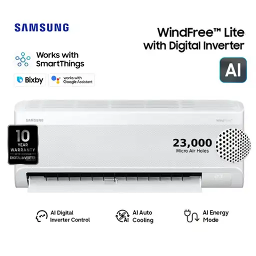 SAMSUNG AC SPLIT NEO WINDFREE LITE AI AIR CONDITIONER INVERTER SERIES