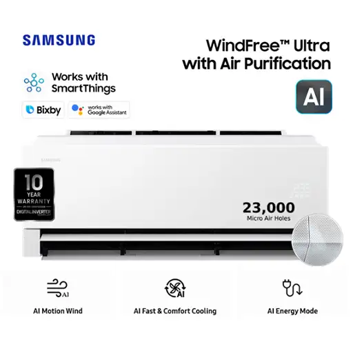SAMSUNG AC SPLIT NEO WINDFREE ULTRA AI AIR CONDITIONER INVERTER SERIES