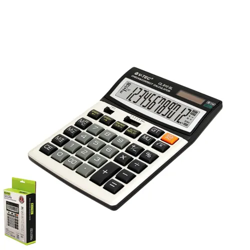 V-TEC DESKTOP CALCULATOR CL810 SILVER VT-CL810_SL