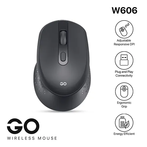 FANTECH WIRELESS MOUSE GO W606 SILENT SERIES