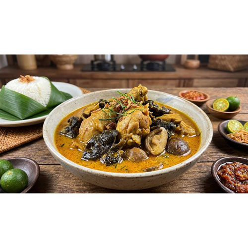 Gulai Ayam Kulat Pelawan