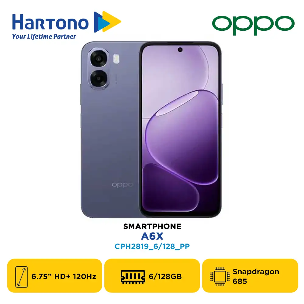 OPPO SMARTPHONE A6X 6/128GB PLUM PURPLE