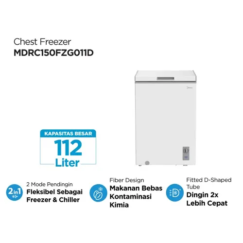MIDEA FREEZER BOX CHEST FREEZER MDRC150FZG01ID