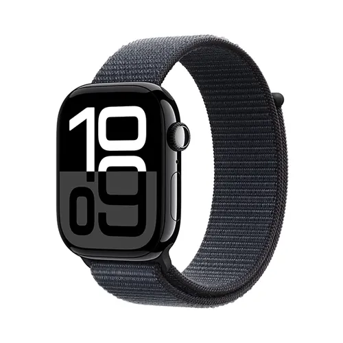 Apple Smart Watch Series 10 46mm Jet Black Aluminium Case With Ink Sport Loop MX283IC/B_G