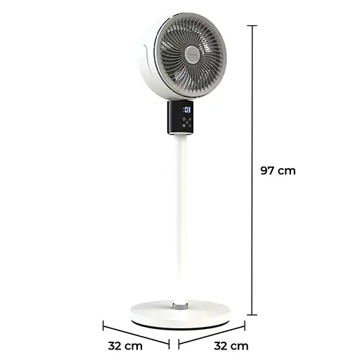 POLYTRON KIPAS ANGIN BERDIRI STAND FAN PFC101W