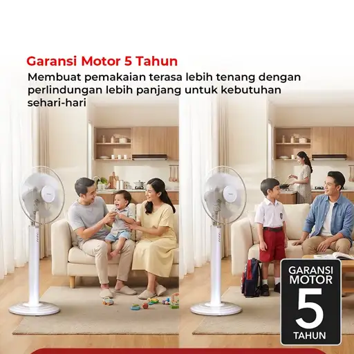 POLYTRON KIPAS ANGIN BERDIRI STAND FAN PFN161W