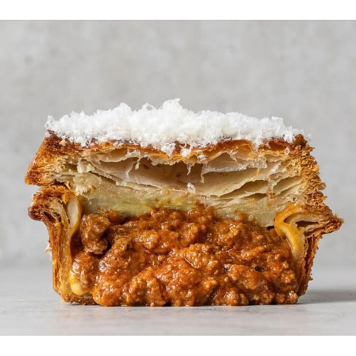 Curly Curry Chicken Pie