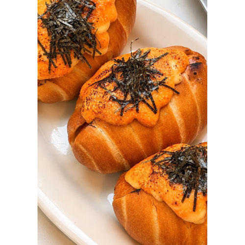 Mentaiko Sausage Saltbread