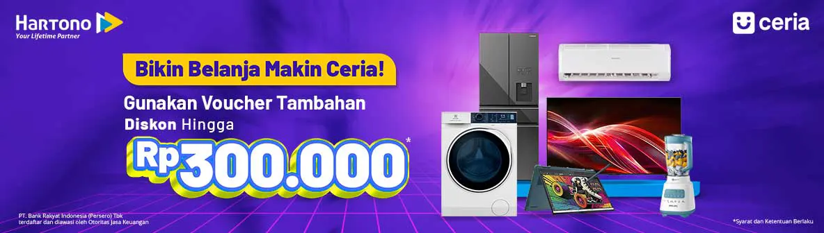 Belanja Elektronik hemat pakai BRI Ceria