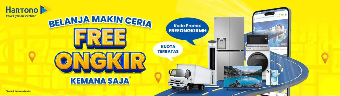 Belanja Elektronik Online di MyHartono Gratis Ongkir!!
