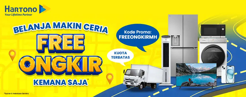 Belanja Elektronik Online di MyHartono Gratis Ongkir!!