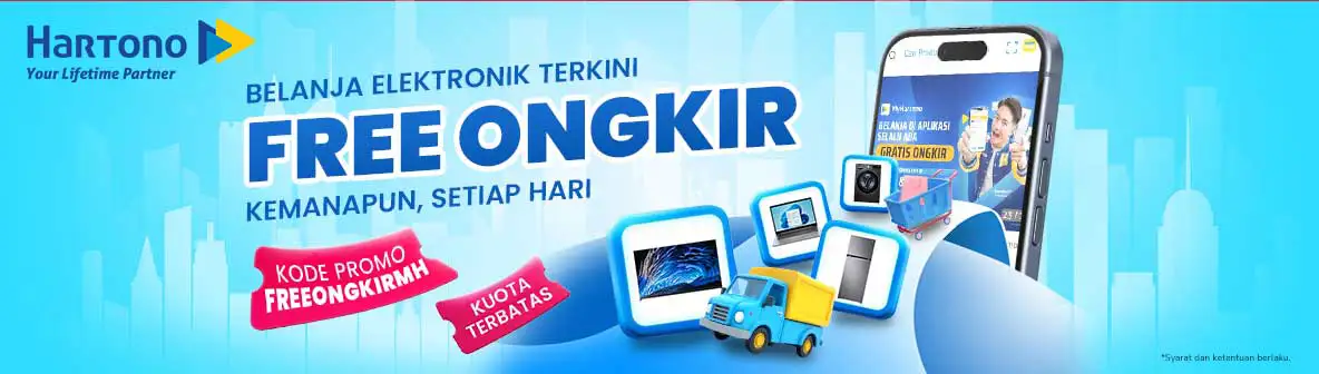 Belanja Elektronik Online di MyHartono Gratis Ongkir!!