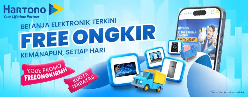 Belanja Elektronik Online di MyHartono Gratis Ongkir!!