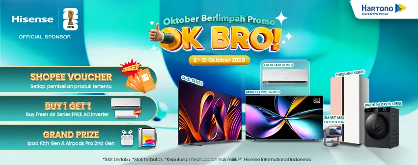 Hisense Oktober Berlimpah Promo