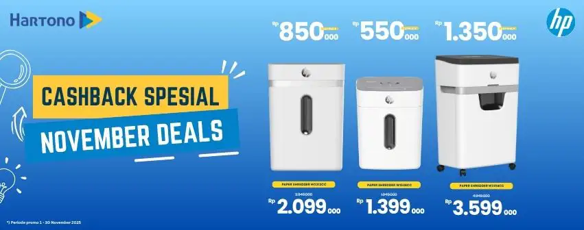 HP Paper Shredder Special Cashback