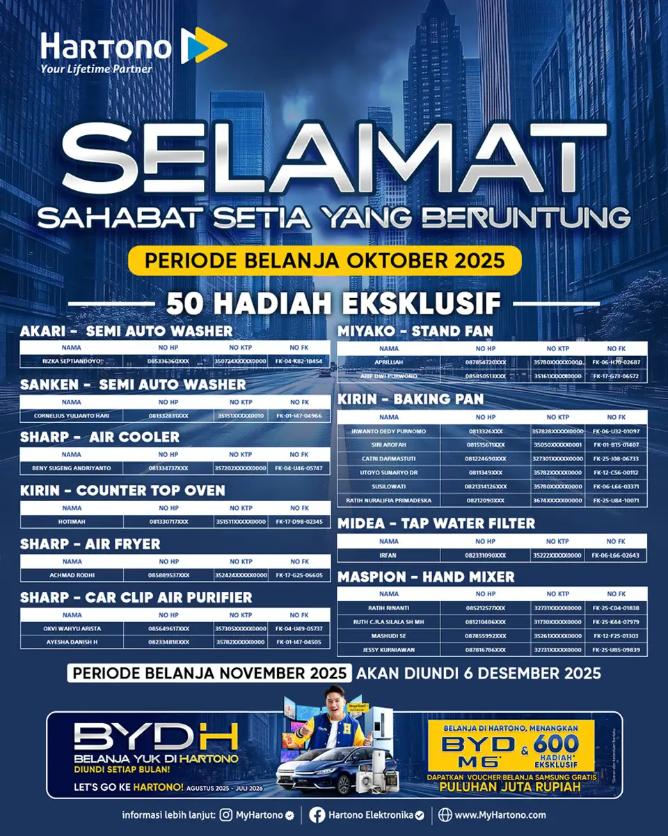 Belanja Yuk Di Hartono