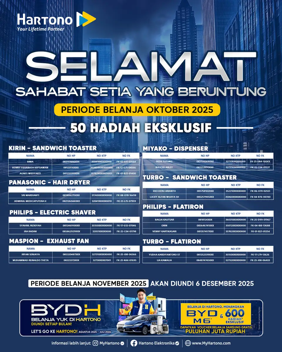 Belanja Yuk Di Hartono