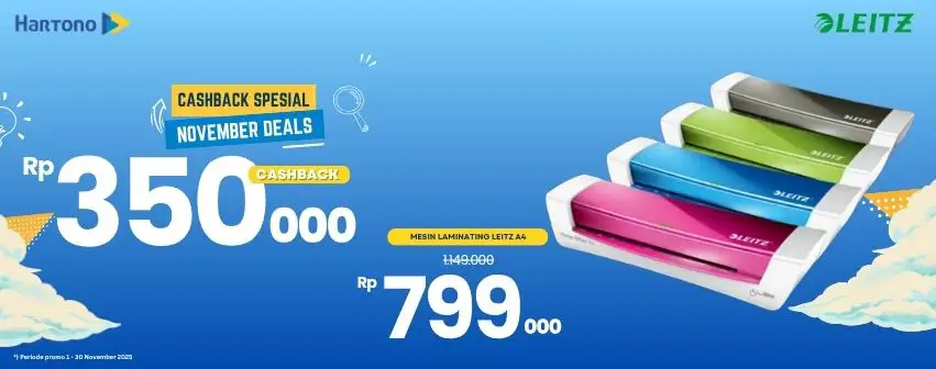 Leitz Mesin Laminating Special Cashback