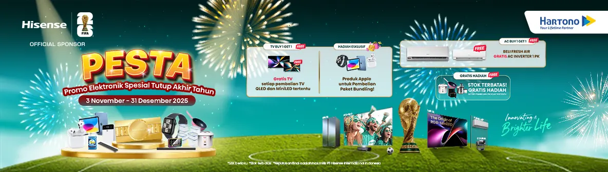 Hisense Promo Elektronik Spesial Tutup Akhir Tahun