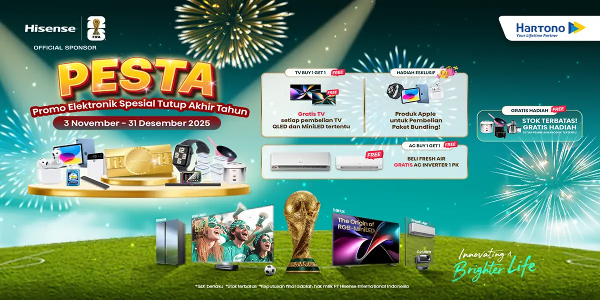 Hisense Promo Elektronik Spesial Tutup Akhir Tahun