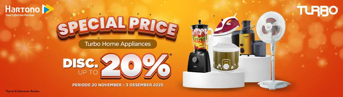Turbo Spesial Diskon hingga 20%