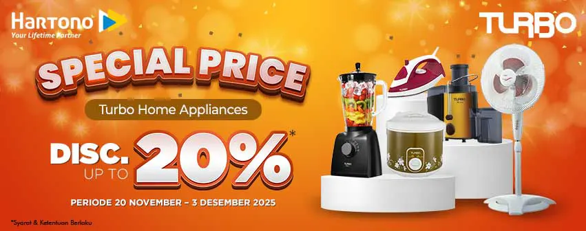 Turbo Spesial Diskon hingga 20%