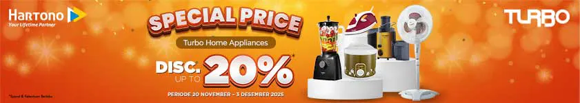Turbo Spesial Diskon hingga 20%