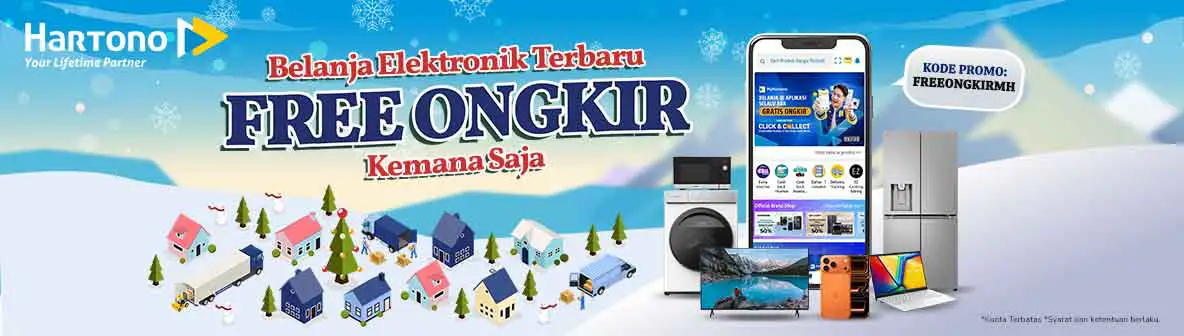 Belanja Elektronik Online di MyHartono Gratis Ongkir!!