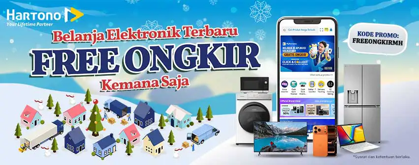 Belanja Elektronik Online di MyHartono Gratis Ongkir!!