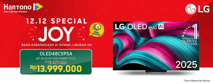 LG OLED evo AI C5 4K Smart TV 48 inch