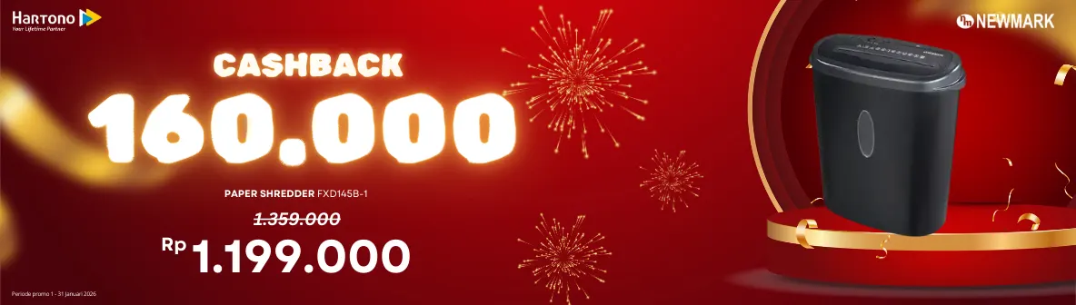 NEWMARK MESIN PENGHANCUR KERTAS PAPER SHREDDER FXD145B-1